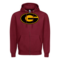 Burgundy grambling tigers Zipper Hoodie - artisFamous