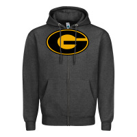 Charcoal Heather grambling tigers Zipper Hoodie - artisFamous
