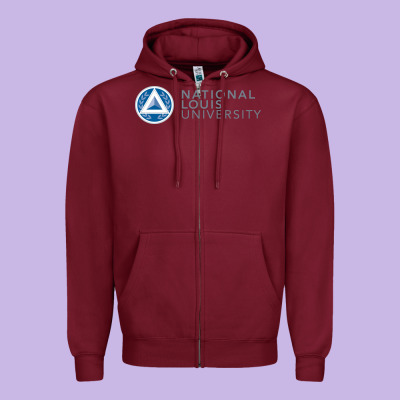 National Louis College Zipper Hoodie Designed By Artisfamous
