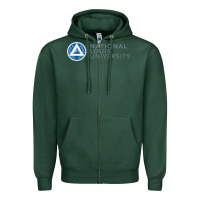 Sports Green National Louis College Zipper Hoodie - artisFamous