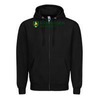 Black Rasmussen College Zipper Hoodie - artisFamous