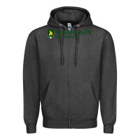 Charcoal Heather Rasmussen College Zipper Hoodie - artisFamous