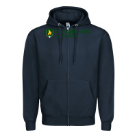 Navy Rasmussen College Zipper Hoodie - artisFamous