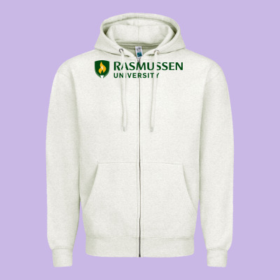 Rasmussen College Zipper Hoodie Designed By Artisfamous