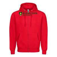 Red Rasmussen College Zipper Hoodie - artisFamous