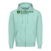 Seafoam Rasmussen College Zipper Hoodie - artisFamous