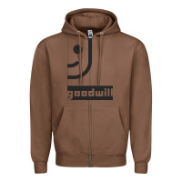 Chestnut goodwill classic Zipper Hoodie - artisFamous