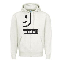 Oatmeal Heather goodwill classic Zipper Hoodie - artisFamous