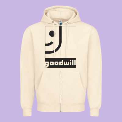 Goodwill Classic Zipper Hoodie Designed By Artisfamous