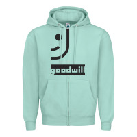 Seafoam goodwill classic Zipper Hoodie - artisFamous