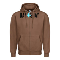 Chestnut dan+shay Zipper Hoodie - artisFamous