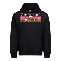 Black shih tzu dogs libbey glass Urban Hoodie - Jasminsmagicworld