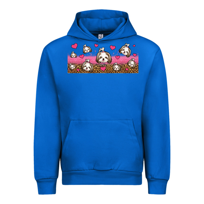 Shih Tzu Dogs Libbey Glass Urban Hoodie by Jasminsmagicworld | Teevron
