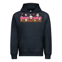 Navy shih tzu dogs libbey glass Urban Hoodie - Jasminsmagicworld