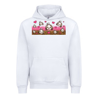 White shih tzu dogs libbey glass Urban Hoodie - Jasminsmagicworld