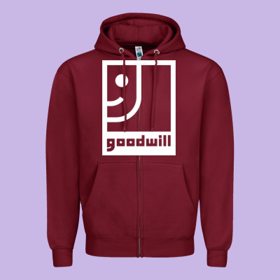 Goodwill Classic Zipper Hoodie Designed By Artisfamous