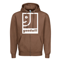 Chestnut goodwill classic Zipper Hoodie - artisFamous