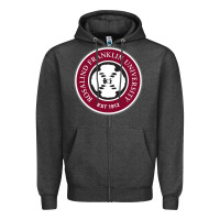 Charcoal Heather Rosalind Franklin College of Medicine and Science Zipper Hoodie - artisFamous