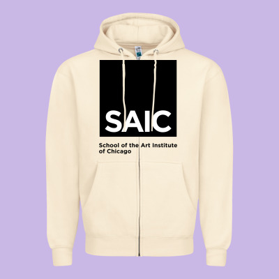 School Of The Art Institute Of Chicago College Zipper Hoodie Designed By Artisfamous