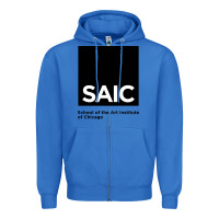 True Royal School of The Art Institute of Chicago College Zipper Hoodie - artisFamous
