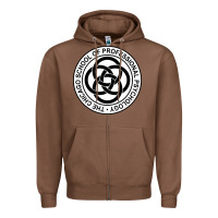 Chestnut The Chicago School of Professional Psychology Zipper Hoodie - artisFamous