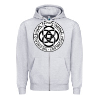 Heather Grey The Chicago School of Professional Psychology Zipper Hoodie - artisFamous