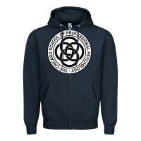 Navy The Chicago School of Professional Psychology Zipper Hoodie - artisFamous