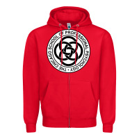Red The Chicago School of Professional Psychology Zipper Hoodie - artisFamous