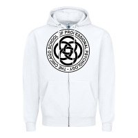 White The Chicago School of Professional Psychology Zipper Hoodie - artisFamous