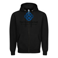 Black The Chicago School of Professional Psychology Zipper Hoodie - artisFamous