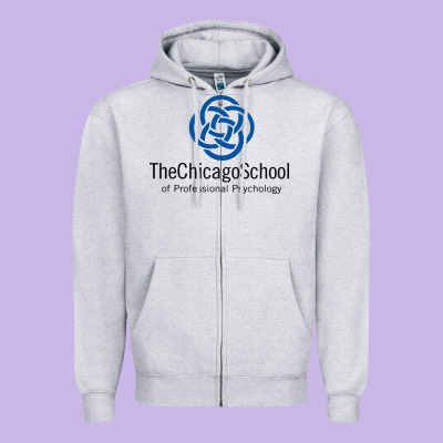 The Chicago School Of Professional Psychology Zipper Hoodie Designed By Artisfamous