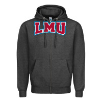 Charcoal Heather lmu lions Zipper Hoodie - artisFamous