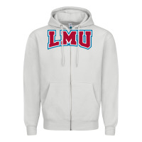 Dove Grey lmu lions Zipper Hoodie - artisFamous