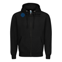 Black The Chicago School of Professional Psychology Zipper Hoodie - artisFamous
