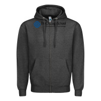 Charcoal Heather The Chicago School of Professional Psychology Zipper Hoodie - artisFamous