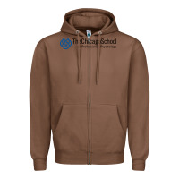Chestnut The Chicago School of Professional Psychology Zipper Hoodie - artisFamous