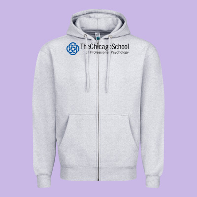 The Chicago School Of Professional Psychology Zipper Hoodie Designed By Artisfamous