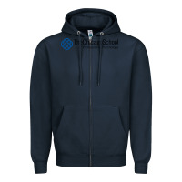 Navy The Chicago School of Professional Psychology Zipper Hoodie - artisFamous
