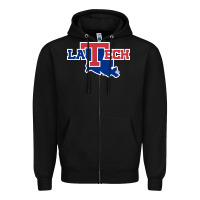 Black louisiana tech athletics Zipper Hoodie - artisFamous