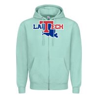 Seafoam louisiana tech athletics Zipper Hoodie - artisFamous