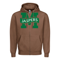 Chestnut manhattan jaspers Zipper Hoodie - artisFamous