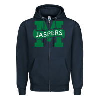 Navy manhattan jaspers Zipper Hoodie - artisFamous