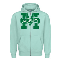 Seafoam manhattan jaspers Zipper Hoodie - artisFamous