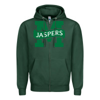 Sports Green manhattan jaspers Zipper Hoodie - artisFamous