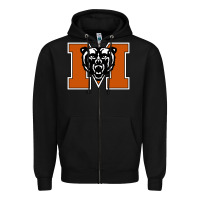 Black mercer bears Zipper Hoodie - artisFamous