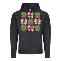 Vintage Black clover bow Vintage Hoodie - CowhideDigitalArt