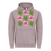 Vintage Zinc clover bow Vintage Hoodie - CowhideDigitalArt