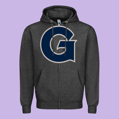 Georgetown Hoyas Zipper Hoodie Designed By Artisfamous
