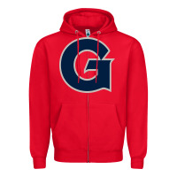 Red georgetown hoyas Zipper Hoodie - artisFamous
