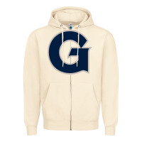Sandshell georgetown hoyas Zipper Hoodie - artisFamous